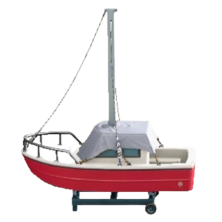 ヨットのレッドの画像