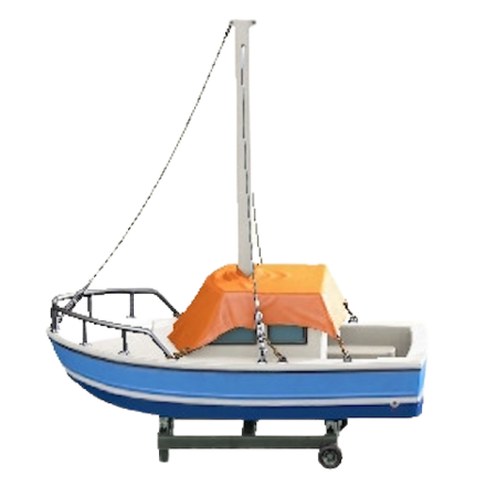 ヨットのブルーの画像