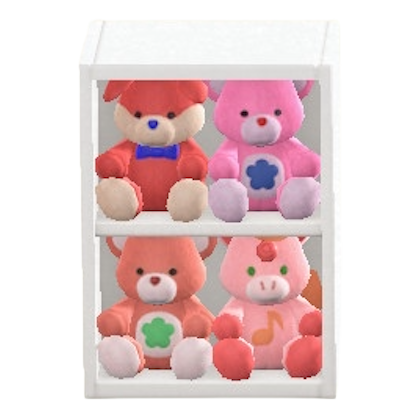 ゆめかわなシェルフのホワイトの画像