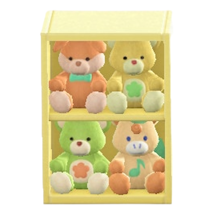 ゆめかわなシェルフのイエローの画像