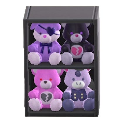 ゆめかわなシェルフのブラックの画像