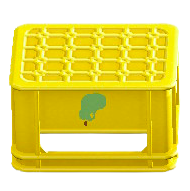 ボトルクレートのナシの画像