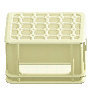 ボトルクレートのホワイトの画像