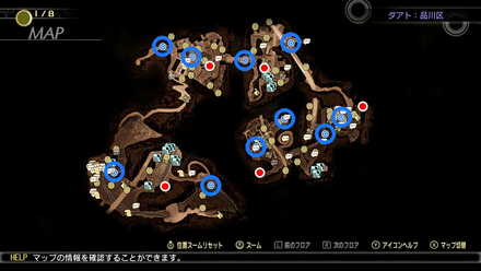 品川区の全体マップ