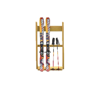 スキーいたのオレンジの画像