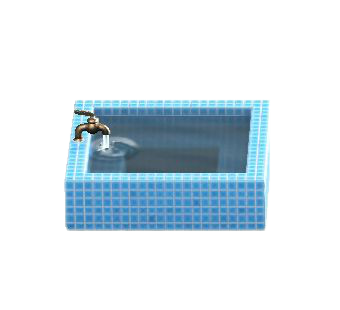 スクエアなバスタブ画像