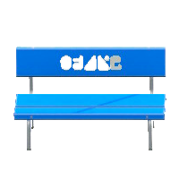 プラスチックのベンチのパターンEの画像