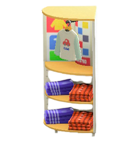 ふくのコーナーちんれつシェルフのキッズの画像