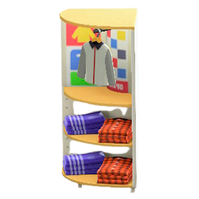 ふくのコーナーちんれつシェルフのクールの画像