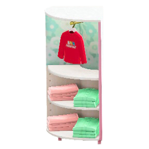 ふくのコーナーちんれつシェルフのパステルの画像