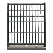 フェンスのブラックの画像