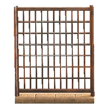 フェンスのダメージの画像