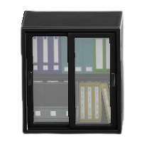 ファイルキャビネットMのブラックの画像