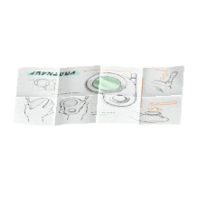 ひろげたしりょうのデザインスケッチの画像