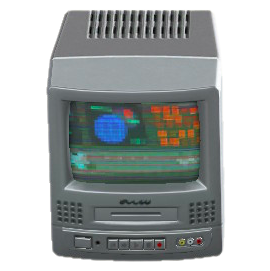 ビデオつきテレビのSF映画の画像