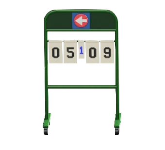 スコアボードのホワイトの画像