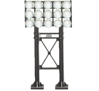 スタジアムのライト画像