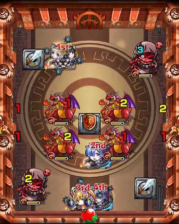 モンスト 栄冠の闘技場ベイトン山 ステージ2