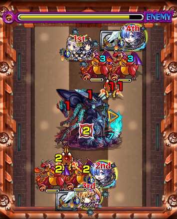 モンスト 栄冠の闘技場ベイトン山 ステージ3