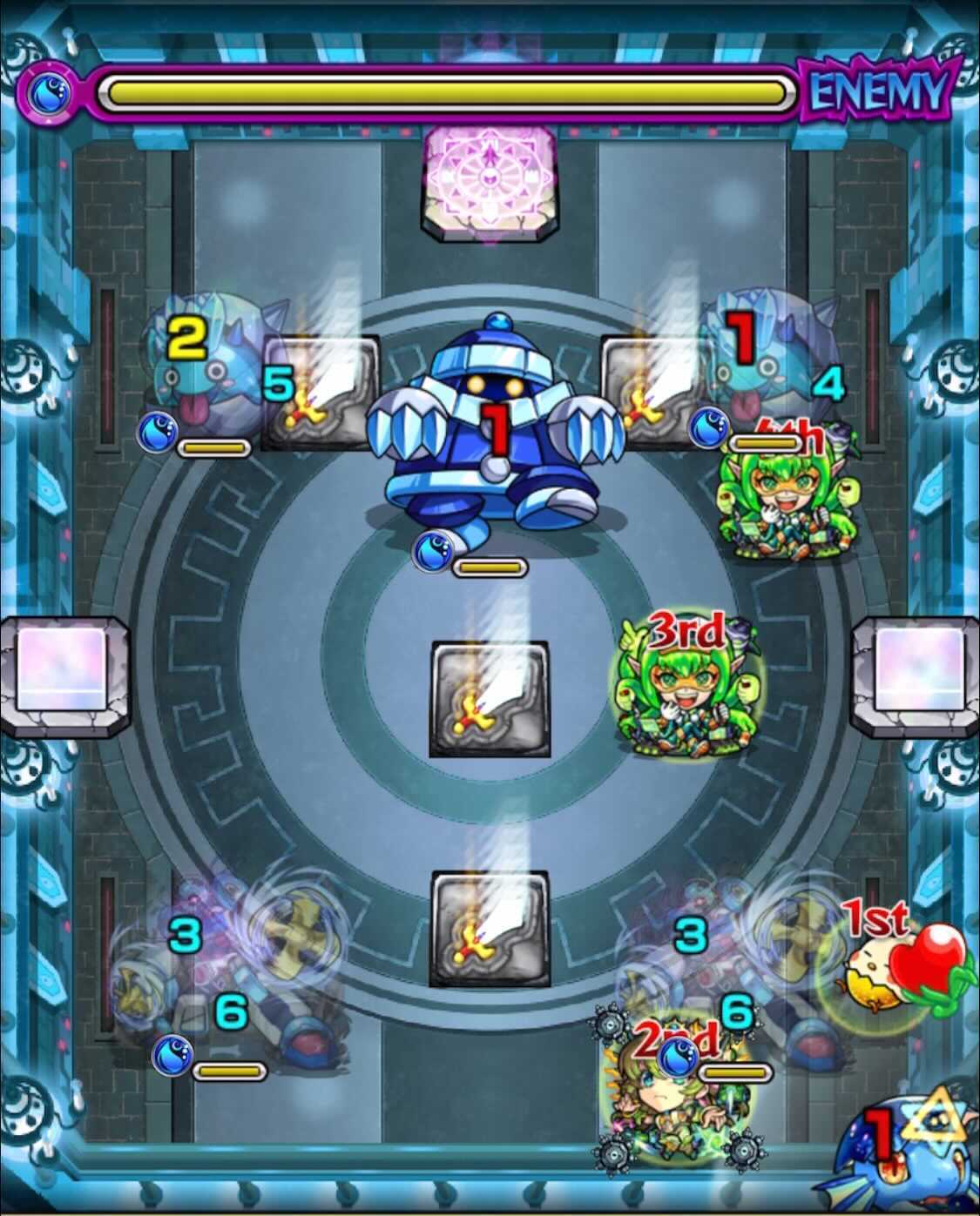 モンスト 栄冠の闘技場 2-2 ステージ3