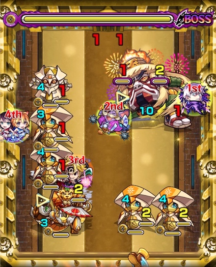 モンストの栄冠の闘技場2-4ボス2