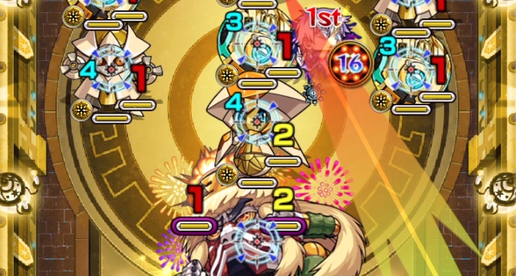 モンストの栄冠の闘技場2-5はロボットキラーが活躍