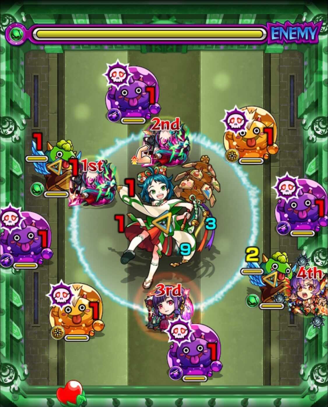 モンスト栄冠の闘技場 2-3 ステージ2