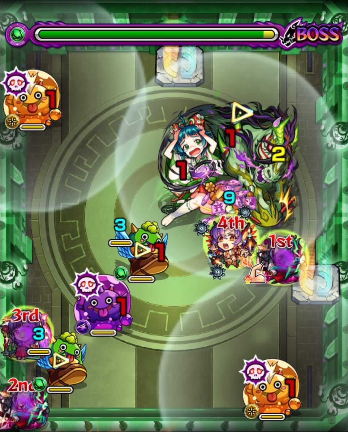 モンスト 栄冠の闘技場 2-3 ボス2