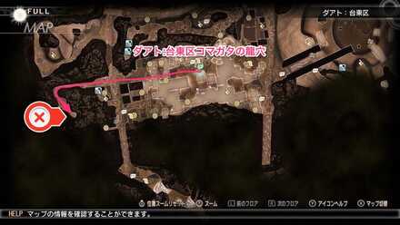 クラマエのマガツカの行き方マップ