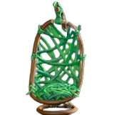 ツルのハンギングチェア画像