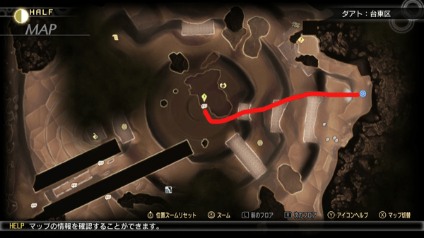 アサクサ龍穴に移動して西に進む