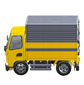 トラックのイエローの画像