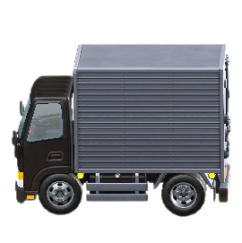 トラックのブラックの画像