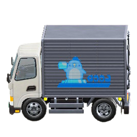 トラックのクール便の画像