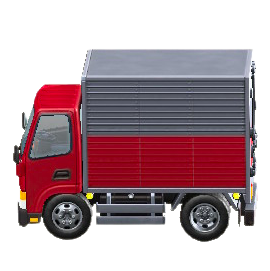 トラックのレッドの画像