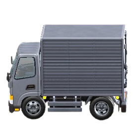 トラックのシルバーの画像