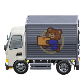 トラックの引っ越しの画像