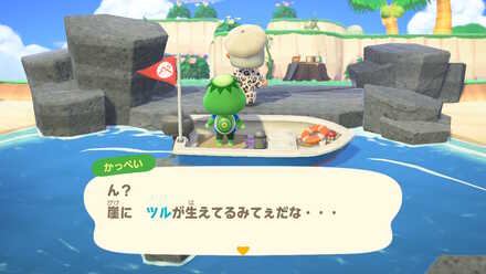 かっぺいツアーでツルの生えた島へ行く