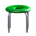 ドーナツまるイスのグリーンの画像