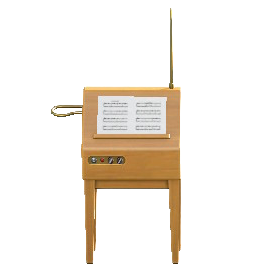 テルミンのナチュラルウッドの画像