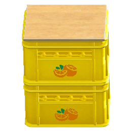 つまれたボトルクレートのオレンジの画像