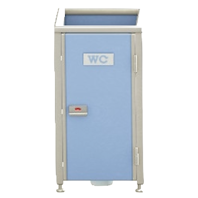 こしつトイレのブルーの画像