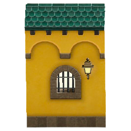 ちゅうせいのまちなみのイエローの画像