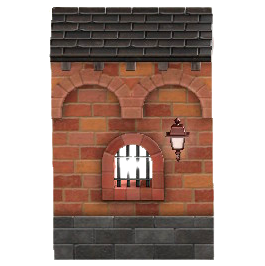 ちゅうせいのまちなみのブラウンの画像