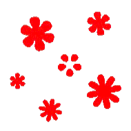 ちっこうウォールステッカーの花の画像