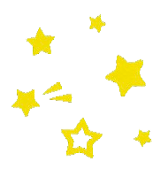 ちっこうウォールステッカーの星の画像