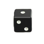 サイコロのブラックの画像