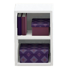 たておきカラーボックスのパープルダイヤの画像