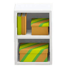 たておきカラーボックスのビタミンストライプの画像