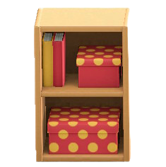 たておきカラーボックスのライトブラウンの画像